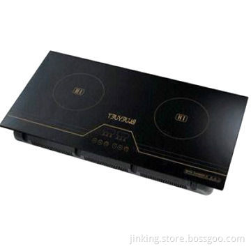 3.5kW Ceramic hob with two burners, touch switch with timer, built-in type